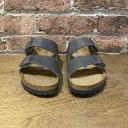 Birkenstock Arizona Soft Footbed Oiled Leather Iron 40