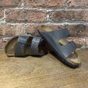 Birkenstock Arizona Soft Footbed Oiled Leather Iron 40
