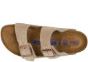 Birkenstock Arizona Soft Footbed Sandal - 35 - Taupe Suede