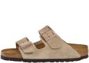 Birkenstock Arizona Soft Footbed Sandal - 35 - Taupe Suede