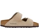Birkenstock Arizona Soft Footbed Sandal - 35 - Taupe Suede