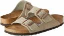 Birkenstock Arizona Soft Footbed Sandal - 36 - Taupe Suede