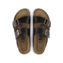 Birkenstock Arizona Soft Footbed Sandal - 37 - Brown Amalfi Leather