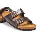 Birkenstock Arizona Soft Footbed Sandal - 37 - Brown Amalfi Leather
