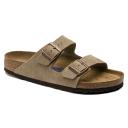 Birkenstock Arizona Soft Footbed Sandal - 37 - Taupe Suede