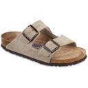 Birkenstock Arizona Soft Footbed Sandal - 37 - Taupe Suede