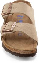 Birkenstock Arizona Soft Footbed Sandal - 37 - Taupe Suede