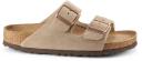 Birkenstock Arizona Soft Footbed Sandal - 37 - Taupe Suede