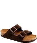 Birkenstock Arizona Soft Footbed Sandal - 41 - Mocha Suede