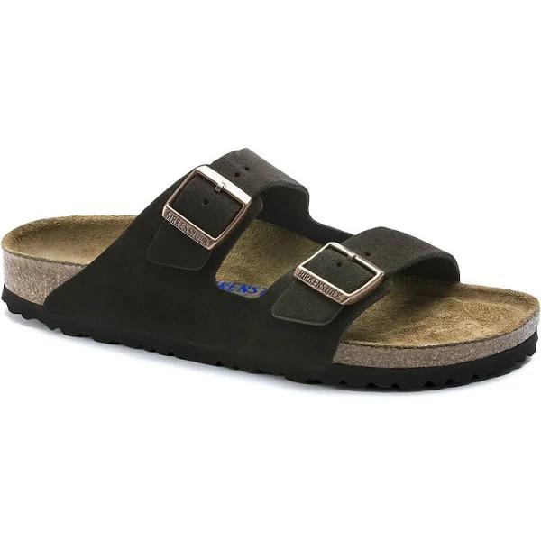 Birkenstock Arizona Soft Footbed Sandal - 41 - Mocha Suede