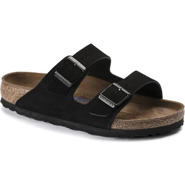 Birkenstock Arizona Soft Footbed Suede (Black)
