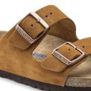 Birkenstock Arizona Soft Footbed Suede Mink Narrow Width