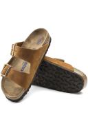 Birkenstock Arizona Soft Footbed Suede Mink Narrow Width