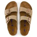 Birkenstock Arizona Soft Footbed - Suede Taupe / 43 / Narrow