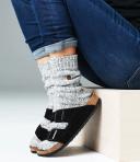 Birkenstock Arizona Soft Footbed - Suede Velvet Grey / 37 / Narrow