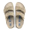 Birkenstock Arizona Soft Footbed - Suede Velvet Grey / 38 / Narrow