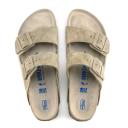 Birkenstock Arizona Soft Footbed - Suede Velvet Grey / 41 / Narrow