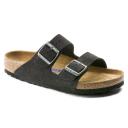Birkenstock Arizona Soft Footbed - Suede Velvet Grey / 42 / Narrow