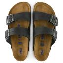 Birkenstock Arizona Tobacco Leather Soft Footbed, 46
