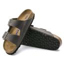Birkenstock Arizona Tobacco Leather Soft Footbed, 46