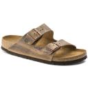 Birkenstock Arizona Tobacco Leather Soft Footbed, 46