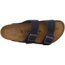 Birkenstock Black Oiled Leather Arizona Sandals