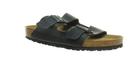 Birkenstock Black Oiled Leather Arizona Sandals