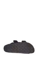 Birkenstock Black Shearling Arizona Sandals