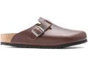 Birkenstock Boston Grip Leather Vintage Roast Brown
