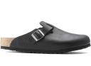 Birkenstock Boston Grip Leather Vintage Roast Brown