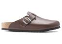 Birkenstock Boston Grip Leather Vintage Roast Brown