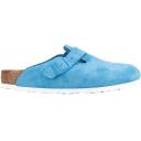 Birkenstock Boston in Sky Blue Suede, Size UK 5 | END. Clothing