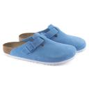 Birkenstock Boston in Sky Blue Suede, Size UK 5 | END. Clothing