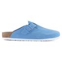 Birkenstock Boston in Sky Blue Suede, Size UK 9 | END. Clothing