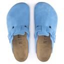Birkenstock Boston in Sky Blue Suede, Size UK 9 | END. Clothing