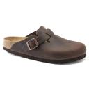 Birkenstock Boston Oiled Leather Clogs - Habana