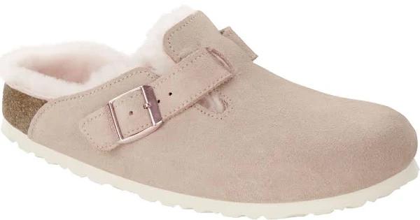 Birkenstock Boston Shearling Light Rose / 37 / Narrow
