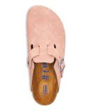 Birkenstock Boston Soft Footbed Suede Pink Clay