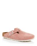 Birkenstock Boston Soft Footbed Suede Pink Clay