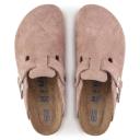 Birkenstock Boston Soft Footbed - Suede Pink Clay / 36 / Narrow