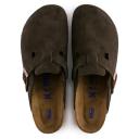 Birkenstock Boston Soft Footbed - Suede Pink Clay / 36 / Narrow