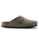 Birkenstock Boston Soft Footbed Suede Taupe