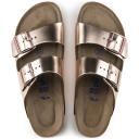 Birkenstock Girls Copper Leather Arizona Sandals