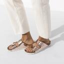 Birkenstock Girls Copper Leather Arizona Sandals