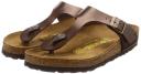 Birkenstock Gizeh Metallic Leather Sandal - Silver