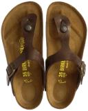 Birkenstock Gizeh Metallic Leather Sandal - Silver