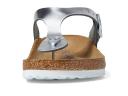 Birkenstock Gizeh Metallic Leather Sandal - Silver