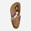 Birkenstock Gizeh Metallic Leather Sandal - Silver