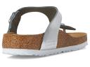 Birkenstock Gizeh Metallic Leather Sandal - Silver