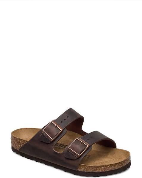 Birkenstock Leather Arizona Sandals - Habana